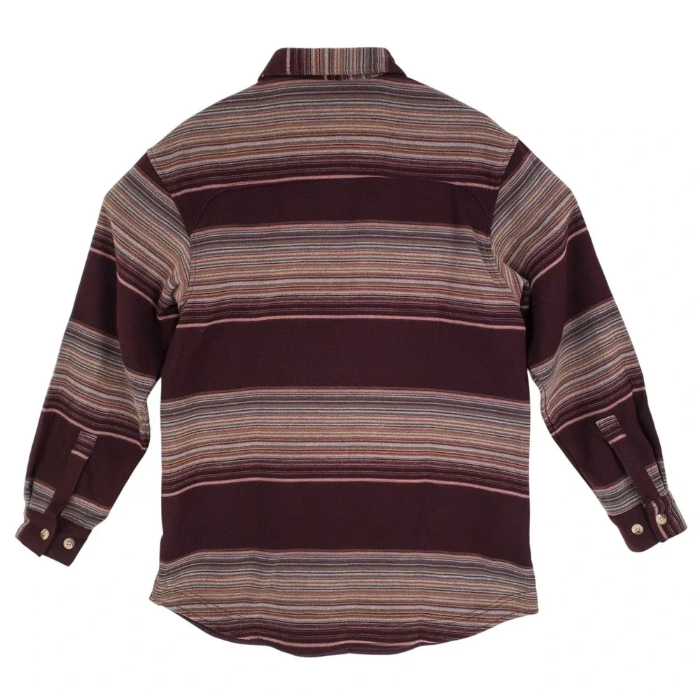 COLUMBIA Women's Calico Basin Shirt‎ Jacket Size Medium Stripe Regular Fit - Picture 4 of 16